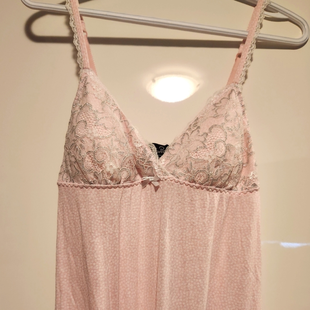 Super cute & comfy Blush Pink pj mini dress